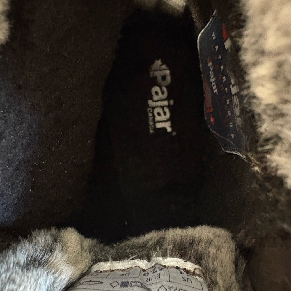 (107)Pajar Dark Brown Faux Fur-Lined Footwear.SZ:EU42 - Picture 4 of 14